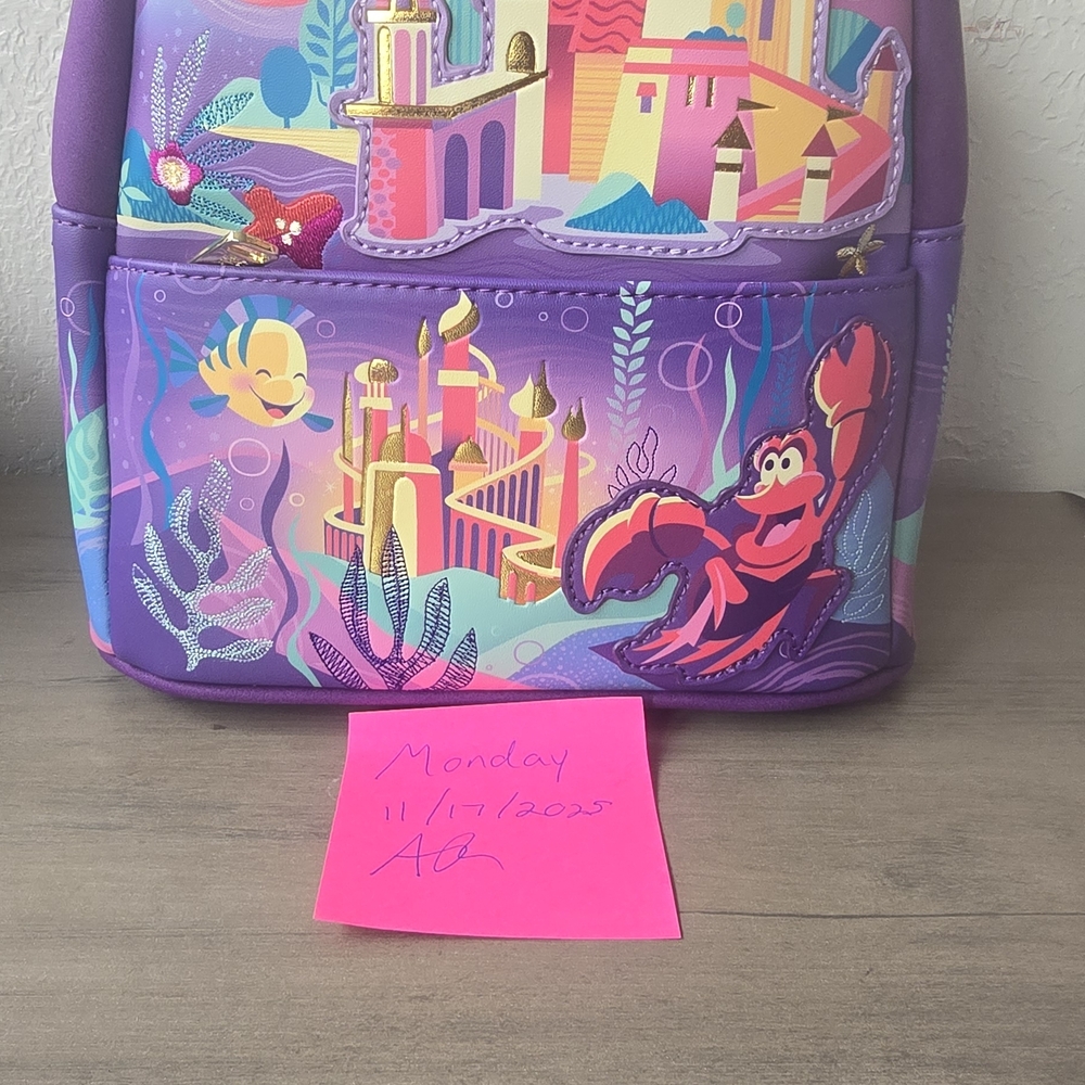 0Little Mermaid Loungefly Backpack